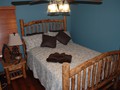 Light blue bedroom closest to the guest bathroom.<br/>