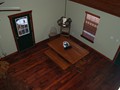 Overhead view of dining nook.<br/>